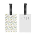 thumbnail image 5 of Honeii Floral Print Luggage Tags for Suitcases, Airplane Travel Essentials for Flying, International Travel Must Haves, and Luggage Accessories, 5 of 7