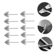 thumbnail image 4 of FONDOTIN 10pcs Corner Stripping Tool Stainless Steel for Plaster Application by Professionals, 4 of 8