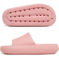 thumbnail image 4 of YAZI Pillow Slippers for Women and Men Non Slip Quick Drying Shower Slides Bathroom Sandals | Ultra Cushion | Thick Sole, 4 of 9