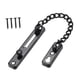 thumbnail image 1 of de cadena de puerta de acero inoxidable, de perno para puerta, hogar, dormitorio, Hotel, puerta familiar, Hardware, cadena de Negro BLESIY Cerradura de cadena de puerta, 1 of 8