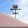thumbnail image 4 of Roof Mount Weather Vane Wind Direction Indicator Outdoor Decoration Dragon, 4 of 6
