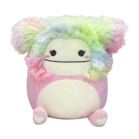 Squishmallows Caparinne the Bigfoot with Rainbow Hair 7.5 Stuffed Plush