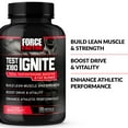 thumbnail image 3 of Force Factor Test X180 Ignite, Testosterone Booster for Men with Fenugreek, Horny Goat Weed to Burn Fat, Build Muscle & Boost Libido, 120 Capsules, 3 of 8
