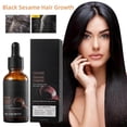 thumbnail image 3 of Sérum orgánico para el crecimiento del cabello para mujeres y hombres con aceite de sésamo negro y romero, 3 unidades. Tratamiento para la caída del cabello., 3 of 5