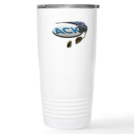 

CafePress - Nantucket Logo Collection Stainless Steel Travel M - Insulated Stainless Steel Travel Tumbler 20 oz.