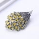 thumbnail image 2 of Broche de aleación con forma de erizo amarillo y gotas de aceite de cristal tachonado, 2 of 7