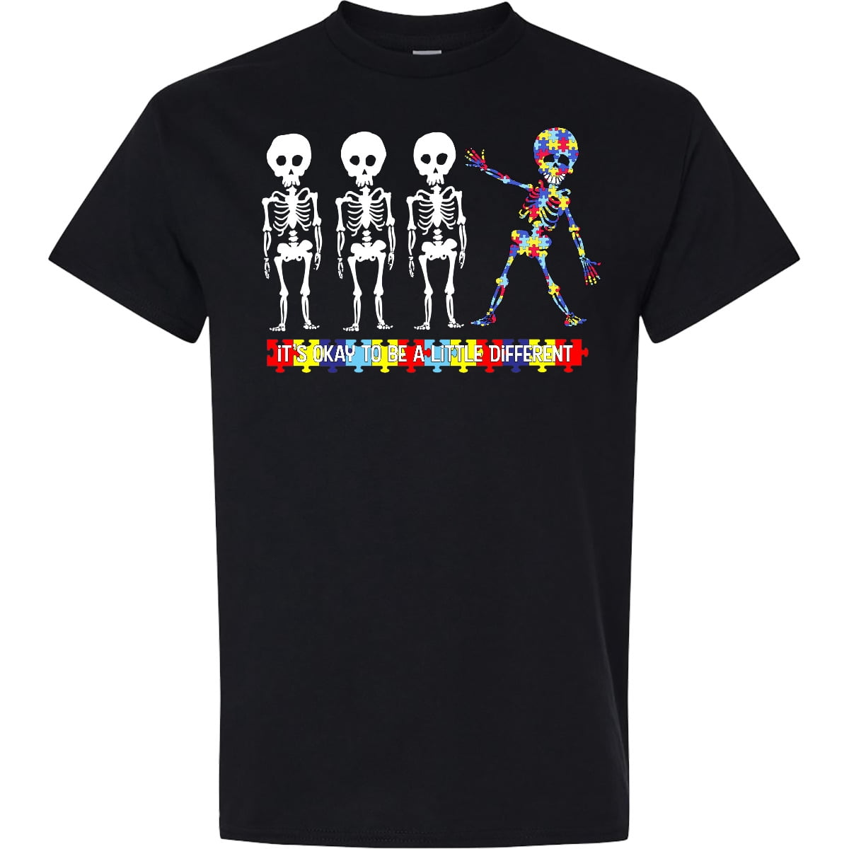 Inktastic It's Okay to Be a Little Different Autism Awareness T-Shirt