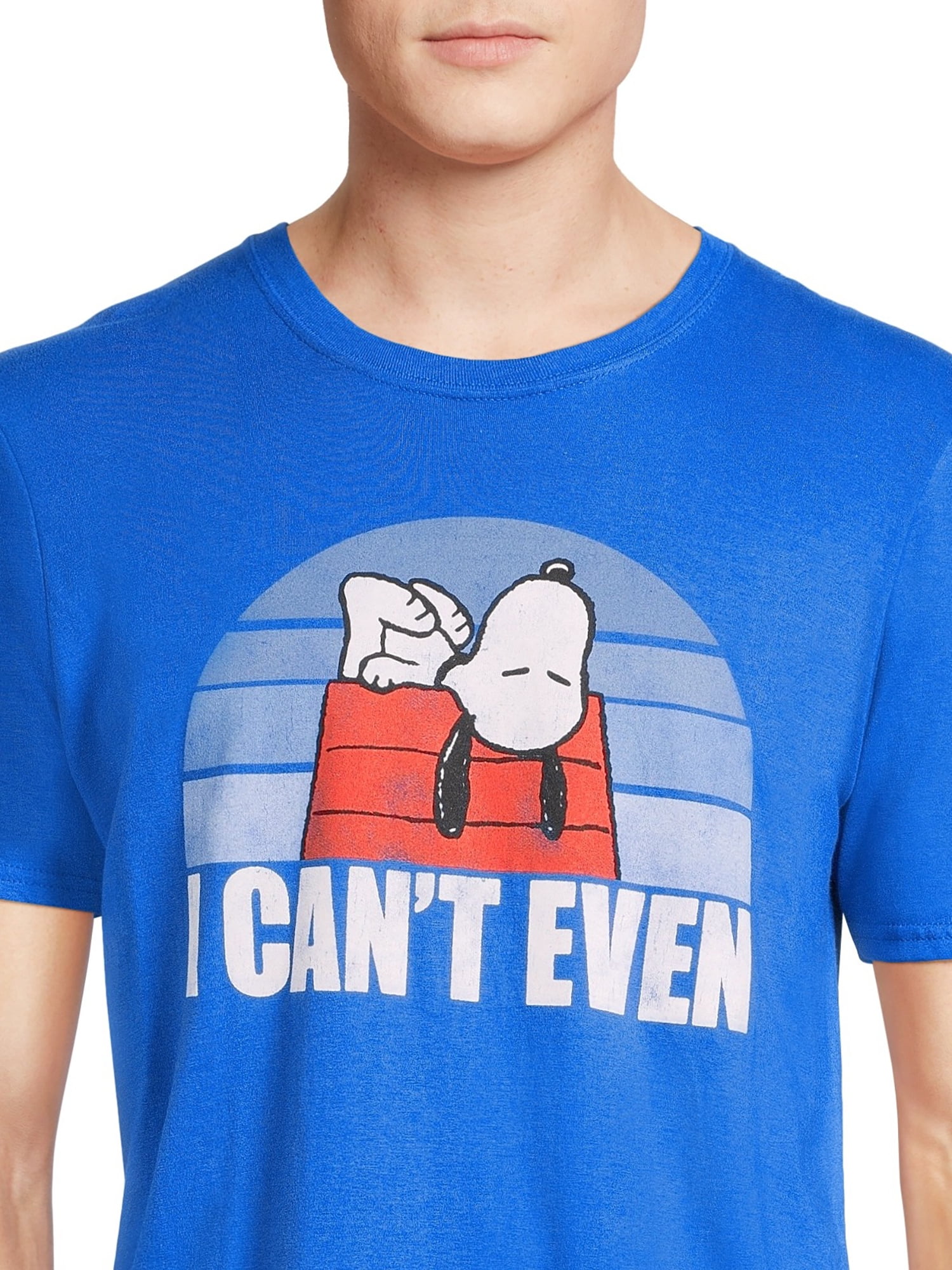 Snoopy Men's & Big Men's Graphic Tee with Short Sleeves, S-3XL