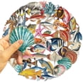 thumbnail image 2 of Calcomanías impermeables con dibujos animados de peces, 50 unidades, para álbum de recortes portátil, 2 of 2