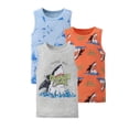 thumbnail image 1 of TAIAOJING T-Shirts Polyvalents Garçon Fille, Lot de 3, T-Shirts Sans Manches à Col Rond en Coton Imprimé Requin de Dessin Animé, Haut de Type Veste, Coupe Décontractée, Léger, Tenue Quotidienne, 1 of 2