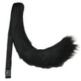 thumbnail image 1 of Visland Cosplay Fake Fox Tail Soft Fuzzy Plush Solid Color Adjustable Waist Circumference Elastic Band Performance Club Dance Paty Costumes Prop Artificial Tail, 1 of 8