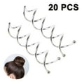 thumbnail image 1 of 20 horquillas en espiral para el cabello, pinzas giratorias, pinzas redondas para el cabello, espiral para peinado, horquillas para el cabello DIY, pinzas giratorias Ormromra 2035982-2, 1 of 8