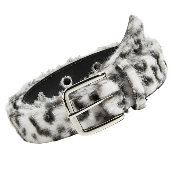 Weflink Leopard Print Belt For Women And Men Soft Elastic Waistband With Secure Closure For Jeans Dresses