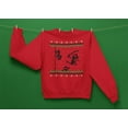 thumbnail image 5 of Old Glory Youth Ninja Ninjas Attack Ugly Christmas Sweater Long Sleeve Sweatshirt, 5 of 6