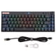 thumbnail image 1 of Teclado mecánico de 68 teclas, tres modos de retroiluminación RGB, batería de 1800 mAh, teclado mecánico para juegos negro, interruptor rojo, 1 of 14