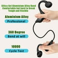 thumbnail image 5 of Concepto de conducción ósea del oído abierto Auriculares Auriculares deportivos inalámbricos Bluetooth con micrófono Auricular Ligero Sin dolor Auricular a prueba de sudor, 5 of 5