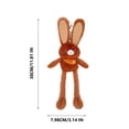 thumbnail image 2 of 1 Pcs Plush Bunny Keychain, Bunny Keychain, Pull-Out Bunny Keychain (Bunny), 2 of 7