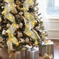 thumbnail image 2 of  Led Christmas Ribbon Lights Wide 32 FT Fairy String Souvenir Light for  Holiday Gift Decorations USB Powered 8 Lighting Modes with Remote Control, 2 of 7