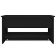thumbnail image 5 of vidaXL Coffee Table Black 31.5"x19.7"x15.7" Engineered Wood, 5 of 8