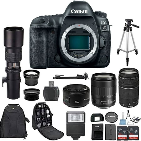 Image of Canon EOS 5D Mark IV DSLR Camera with Canon 18:135mm USM