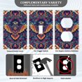 thumbnail image 3 of Yayeee Toggle Light Switch Wall Plate 1-Gang 4.5"x2.7" Home Decorative Outlet Cover, Geometric Eagle, 3 of 7
