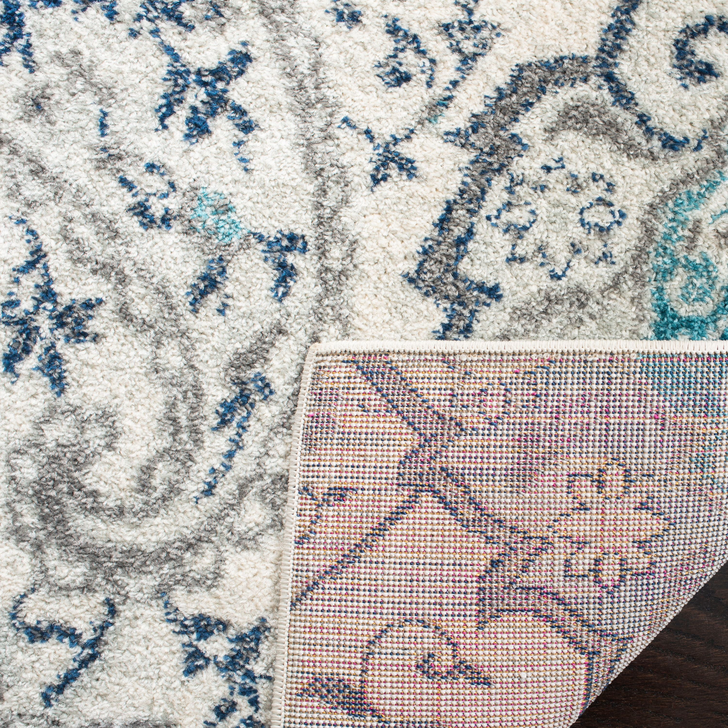 SAFAVIEH Madison Hope Floral Paisley Area Rug, Cream/Light Grey, 10' x 14'