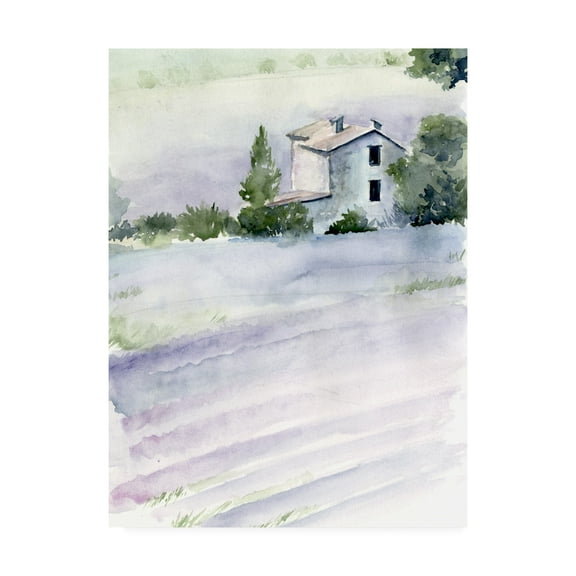 Trademark Fine Art 'Lavender Fields II' Canvas Art by Jennifer Paxton Parker