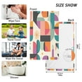 thumbnail image 6 of Yayeee 2 Pack Hand Towels for Bathroom 100% Cotton 16" x 28" Soft Absorbent Kitchen Towel, Beige Abstract, 6 of 7