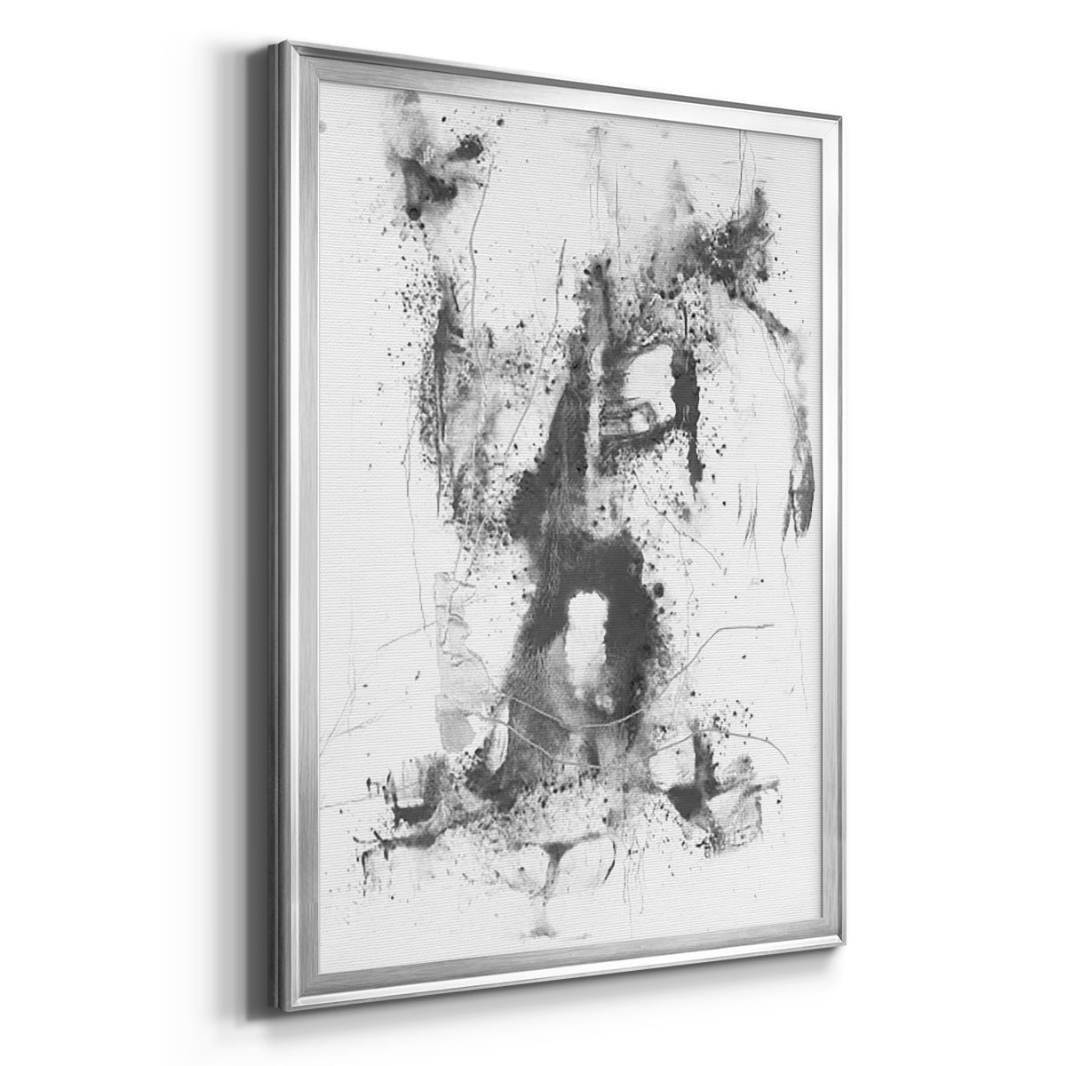 Graphite Abstract II Premium Framed Print, in Gold, Black, or Silver - Ready to Hang