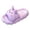 Purple, variant on Cute Bunny Slippers Slides for Women Girls Funny Cartoon Animal Platform House Sandals Slipper for Indoor Outdoor