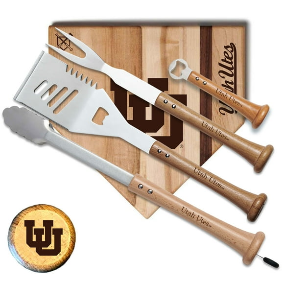 Baseball BBQ Utah Utes 12'' Grand Slam Combo Set