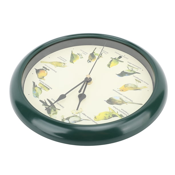 Reloj De Pared Con Forma De Casa De Pájaros, Reloj De Pájaros De 10 Pulgadas Para Baño, Jardín, Relojes De Cocina Con Pilas, Decorativos De Pared, Reloj Analógico De Cuarzo