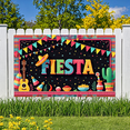 thumbnail image 6 of Colorful Design Fiesta Banner Sombrero Fiesta Party Cactus Fiesta for Mexican Celebration Festive Event Indoor Decor Party Backdrop, 6 of 6