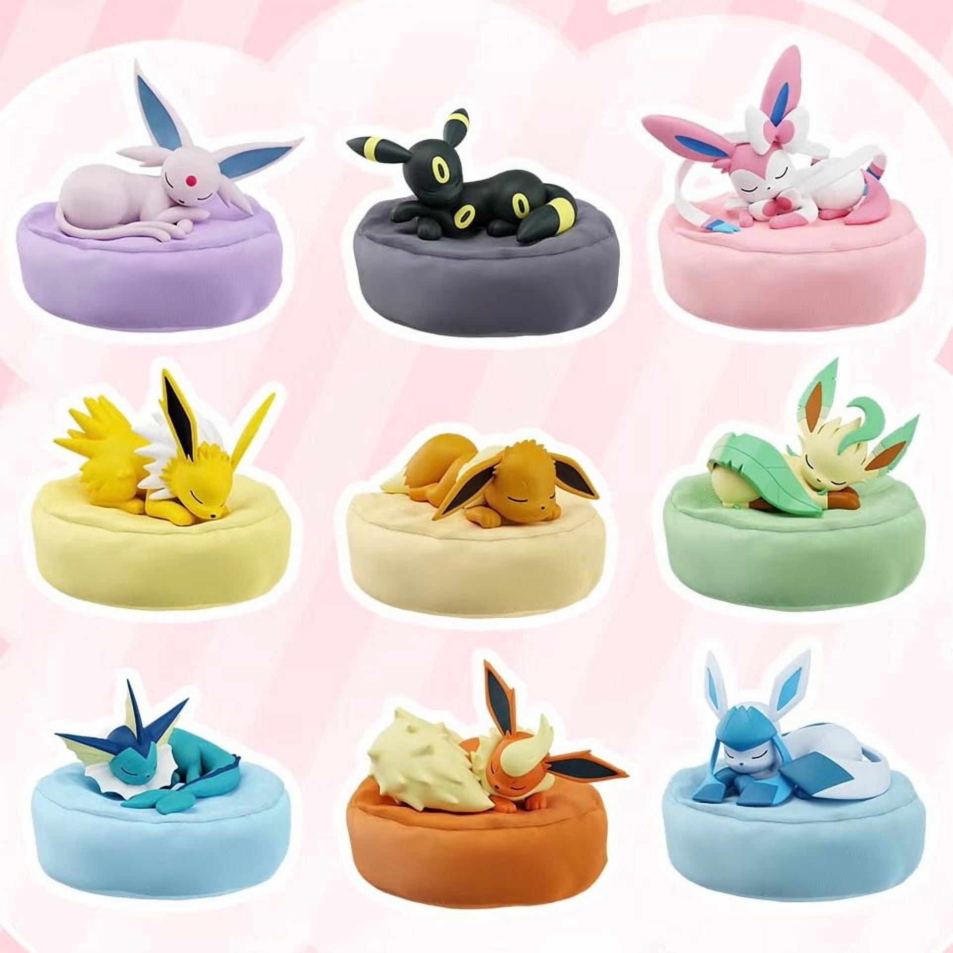 Pokémon Sleepy Eevee Figurines: Mystery Box (1 Random Eevee or Eeveelution Figurine, Chinese)