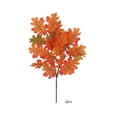 thumbnail image 2 of Artificial Maple Leaf Bouquet, 2-Pack 16.93in Decorative Fall Foliage Sprigs for Halloween and Thanksgiving Home Tabletop Decor, 2 of 6