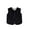 R124/Black, variant on Girls Jacket Girls Vest Thicken Long Pile Warm Sleeveless Jacket Outerwear For Toddler Kids Winter Fall Fashion 5-6 Years