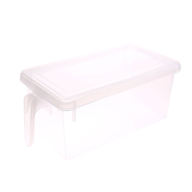 Dvumao Organizers and Storage, Large Plastic Transparent Covered Refrigerator Vegetable And Fruit Sorting Storage Food Storage Box Rectangular Refrigerator Drawer Organizer Fresh Box, Women Gifts