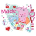 thumbnail image 2 of CafePress - Peppa Pig: Made With Love - 16 Ounce Classic Clear Insulated Double Wall Tumbler Cup with Lid Straw , Reusable, 2 of 5
