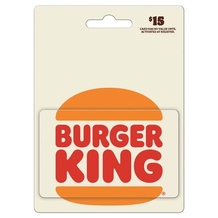 Burger King $15 Gift Card
