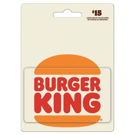 Burger King $15 Gift Card