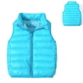 thumbnail image 4 of Little Girls Boys Puffer Vest Toddler Winter Vest Casual Lightweight Windproof Down Jacket Sleeveless Winter Clothes for Little Girls 6-7 Years, 4 of 4