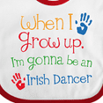 thumbnail image 4 of Inktastic Irish Dancer Future Boys or Girls Baby Bib, 4 of 4