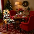 thumbnail image 6 of Cheapark 1pc Christmas Elastic Chair Cover - Washable Protective Design - Dining Table Chair Protector Suitable For Restaurant, Hotel, Party & Christmas Holiday Decor, 6 of 6