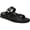 Black, variant on Dr. Scholl's Shoes Womens Island Dream Metallic Thong Slide Sandals