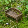 thumbnail image 3 of Mini Garden Ornament Miniature Bench Craft Lawn Chairs Micro Diy, 3 of 5