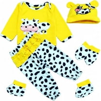 Reborn Baby Dolls Clothes for 17-22 Inch Newborn Baby Doll Girl, Baby Doll Clothes Outfit Accessories fit 17-22 Inch Baby Doll Girl (Elephant Pattern)