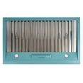 thumbnail image 3 of Unique 36" Classic Retro Ocean Mist Turquoise Range Hood, 3 of 5