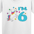 thumbnail image 4 of Inktastic I'm Six Unicorn, Sixth Birthday Youth T-Shirt, 4 of 5