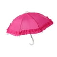thumbnail image 5 of Cute Umbrella Parasol 1/4 1/6 Dollhouse Miniature Umbrella for 18 inch Dolls Rose, 5 of 8