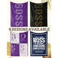 thumbnail image 6 of Boss Gifts from Employees, Bed Flannel Plush Throw Blankets (50*60) Christmas Office Gift Idea for Men and Women on Boss Day, Birthday, Appreciation, Retirement, Proud Boss-Blue, 6 of 6